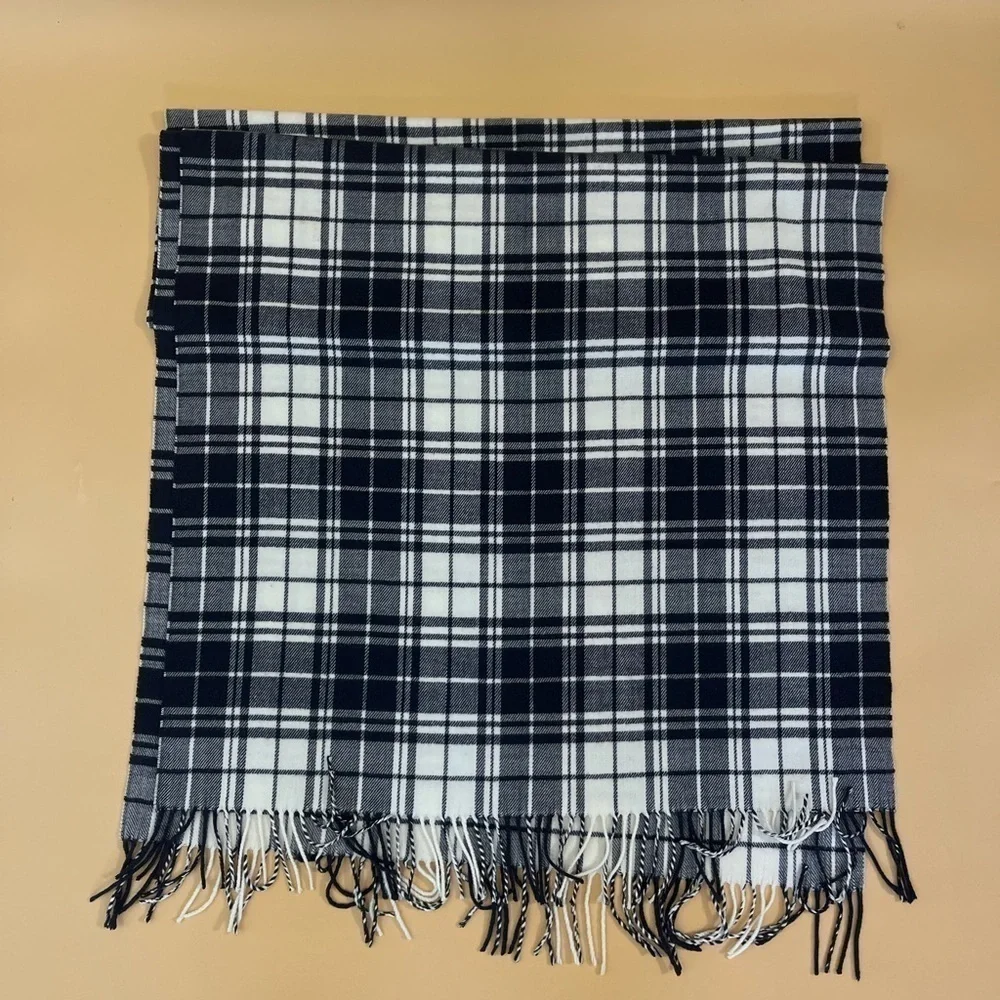 MENS - Cotton Plaid Scarf